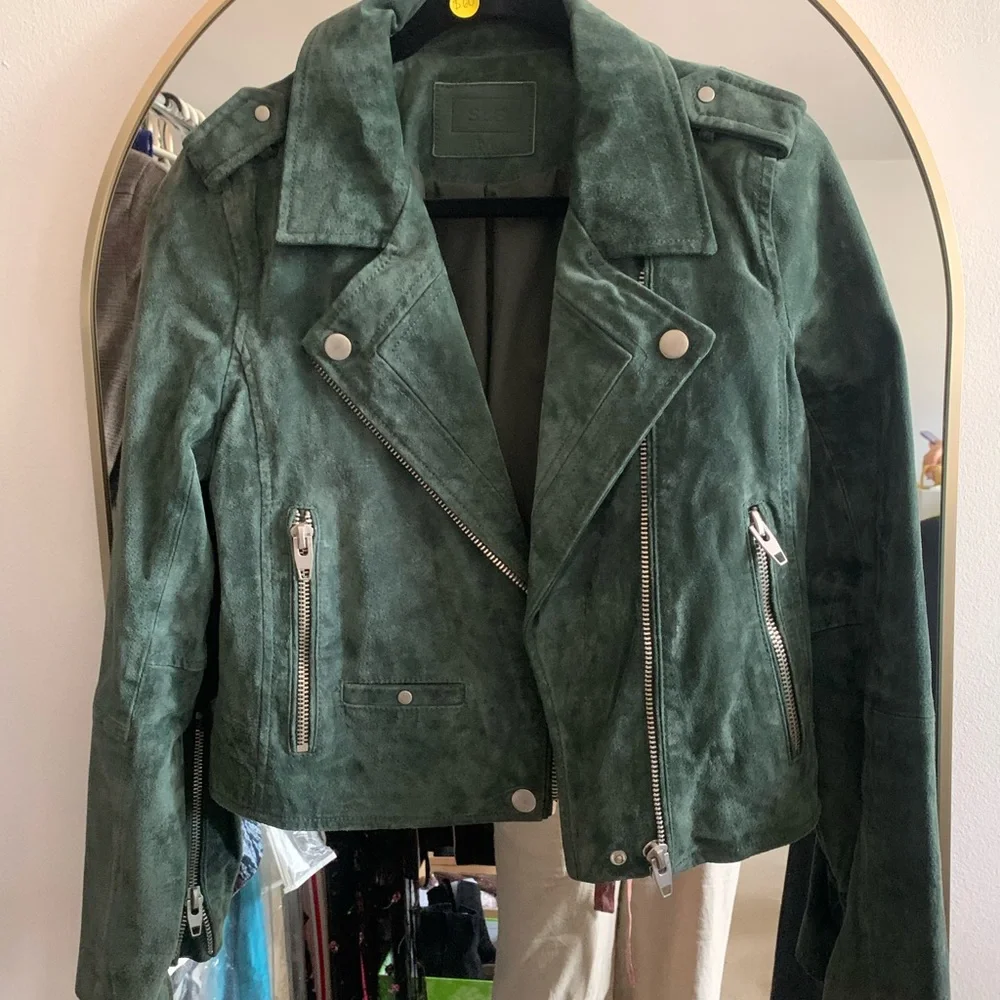Emerald Suede Jacket - Picture 1 of 3